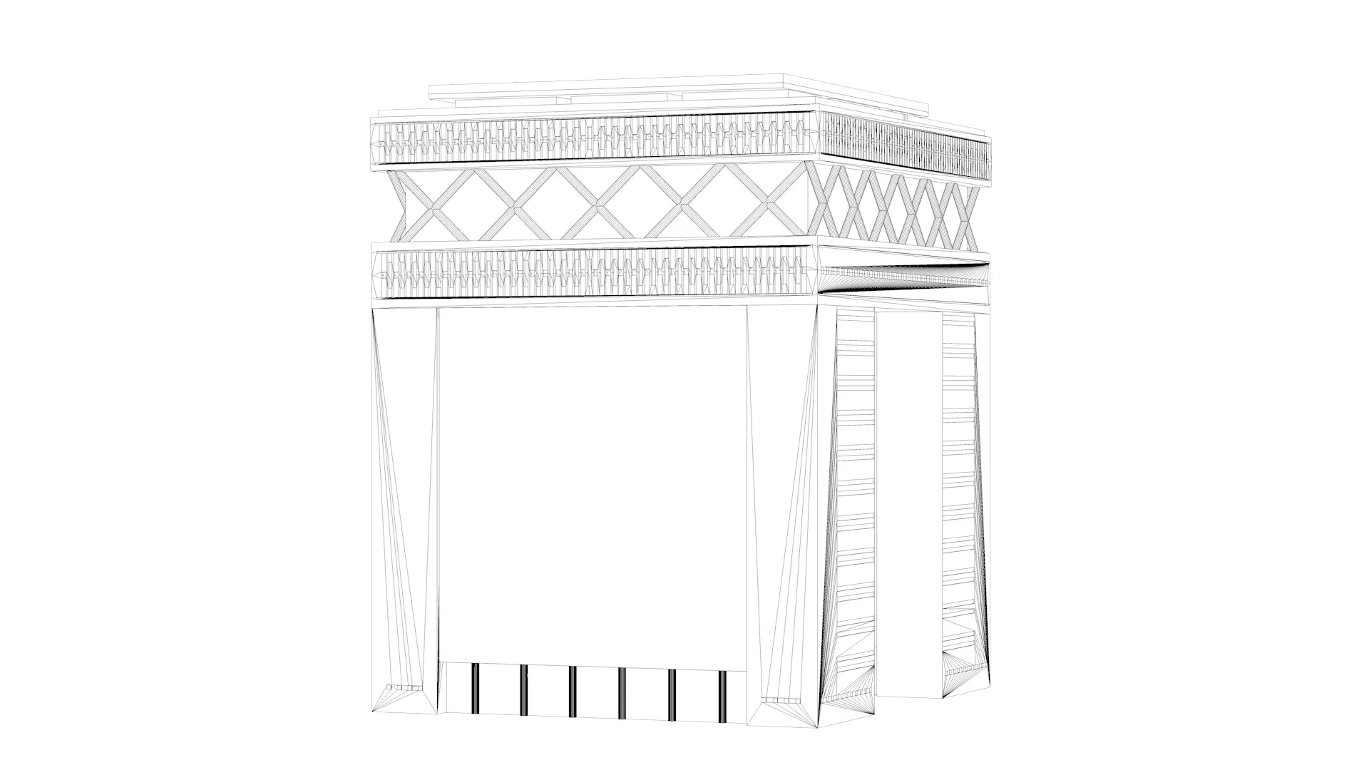 Dubai Landmark 3D Bundle Modern and Iconic Architecture 3D Model Collection_35