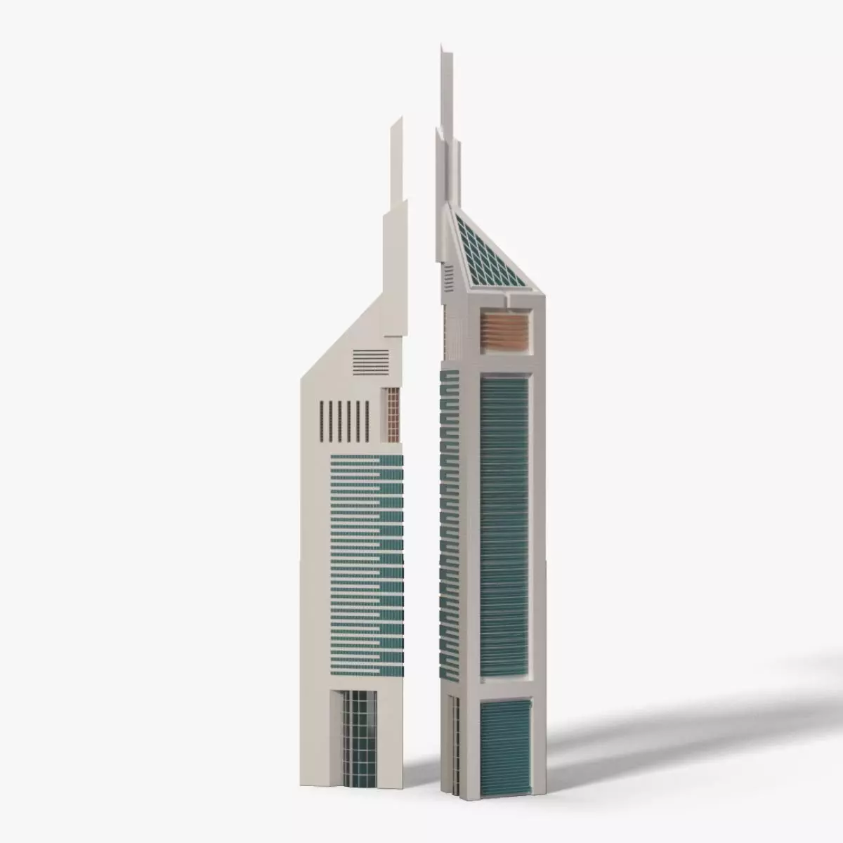 Dubai Landmark 3D Bundle Modern and Iconic Architecture 3D Model Collection_50