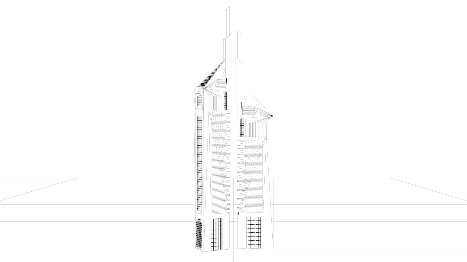 Dubai Landmark 3D Bundle Modern and Iconic Architecture 3D Model Collection_55