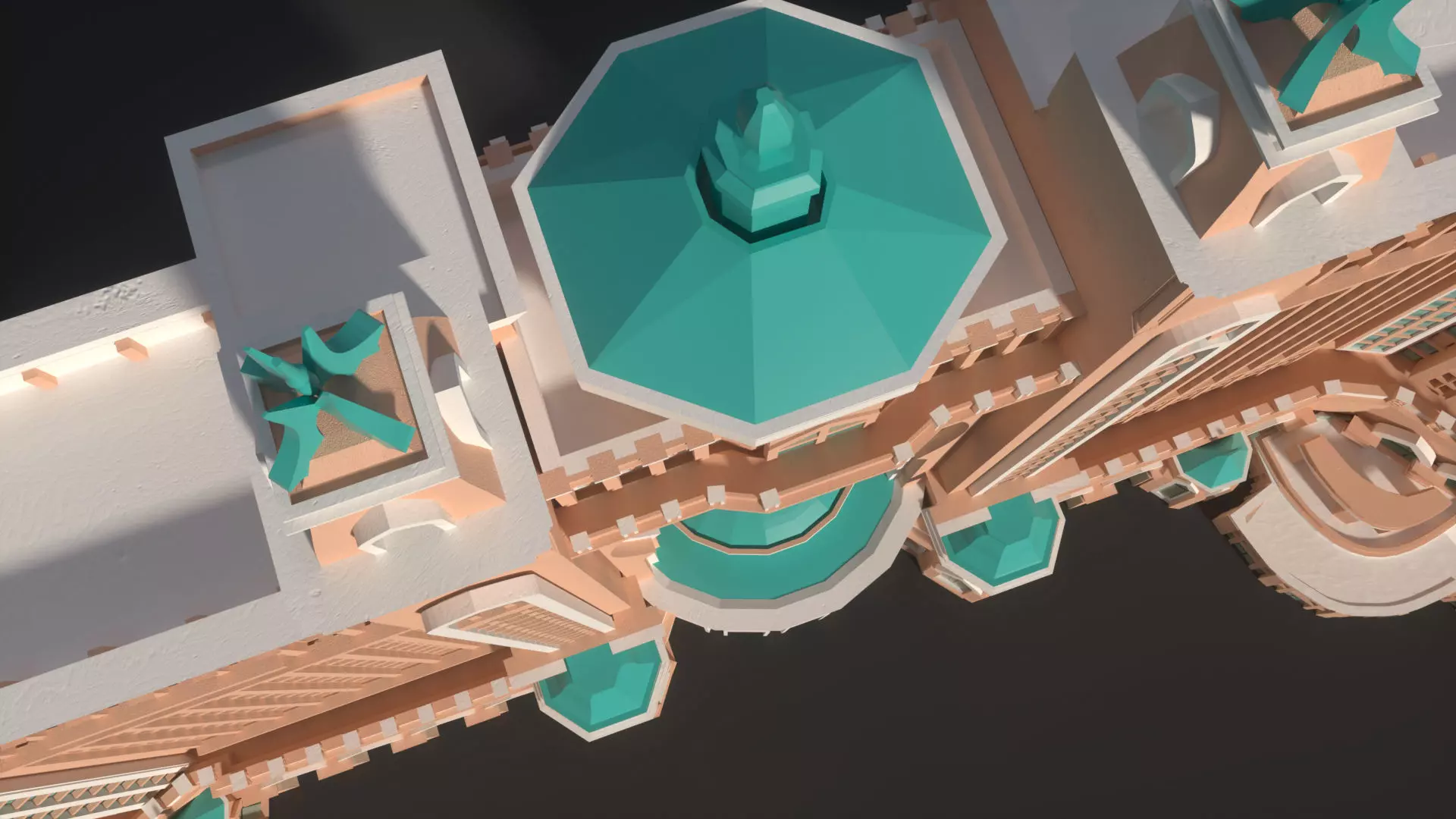 Dubai Landmark 3D Bundle Modern and Iconic Architecture 3D Model Collection_10