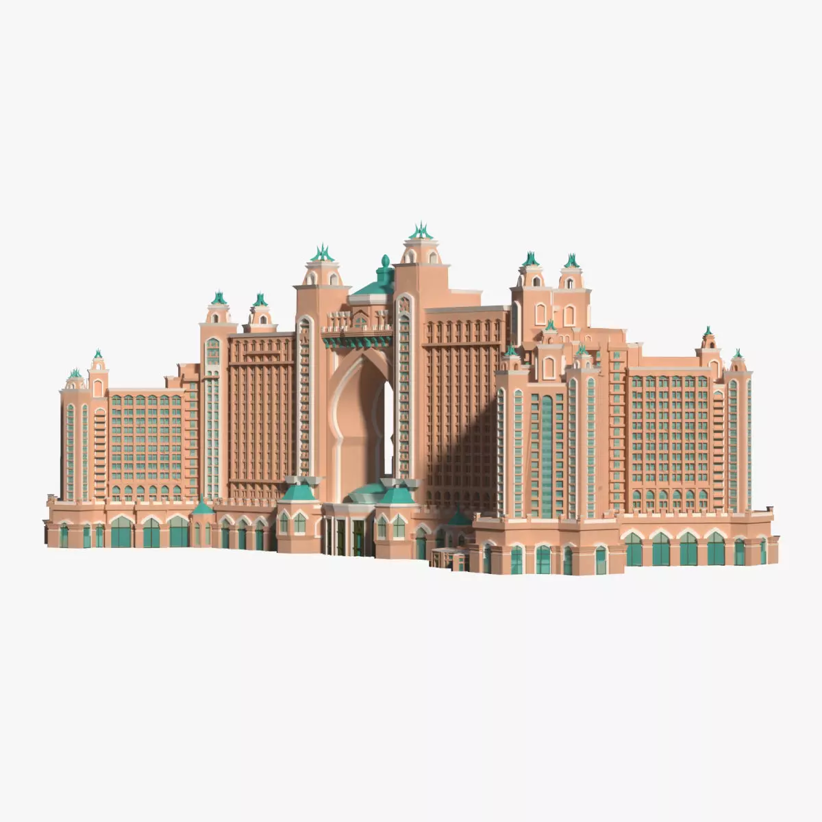 Dubai Landmark 3D Bundle Modern and Iconic Architecture 3D Model Collection_8