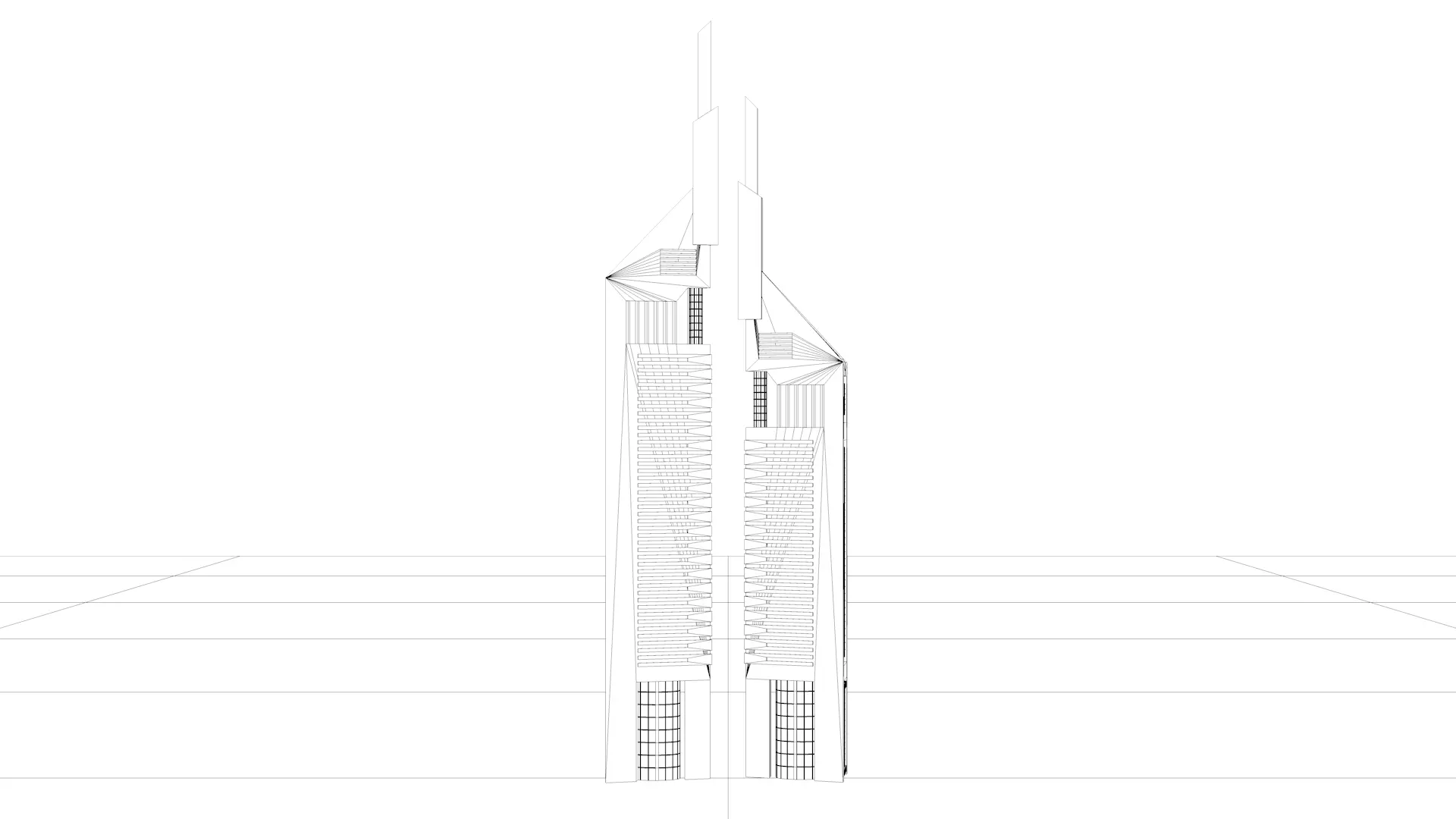 Dubai Landmark 3D Bundle Modern and Iconic Architecture 3D Model Collection_54