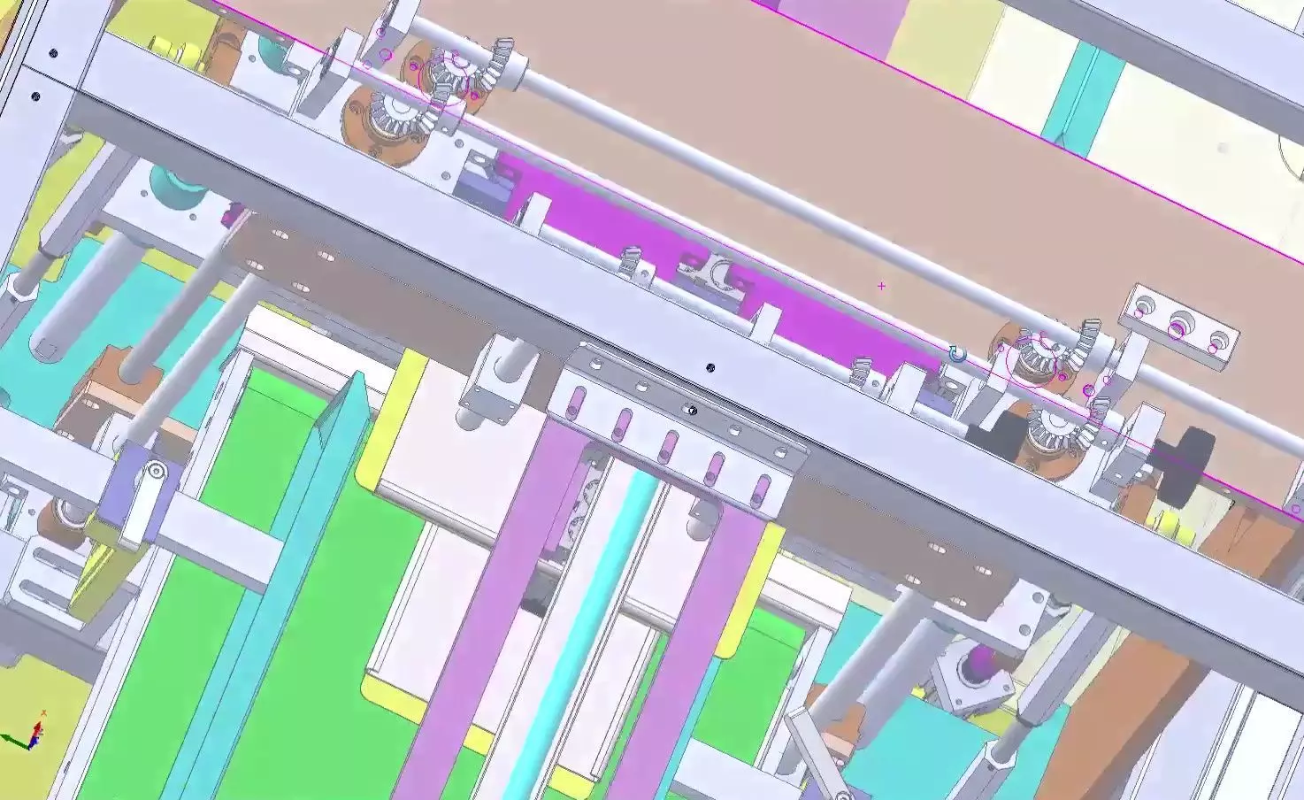 Fully Automatic Diaper and Sanitary Pad Packaging Machine 3D model_25
