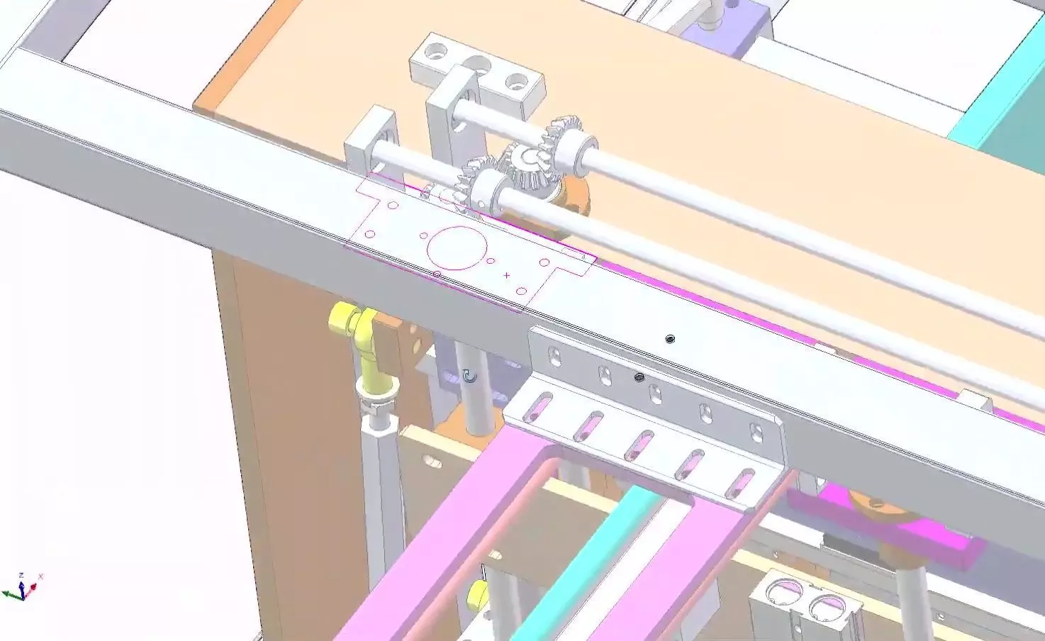 Fully Automatic Diaper and Sanitary Pad Packaging Machine 3D model_24