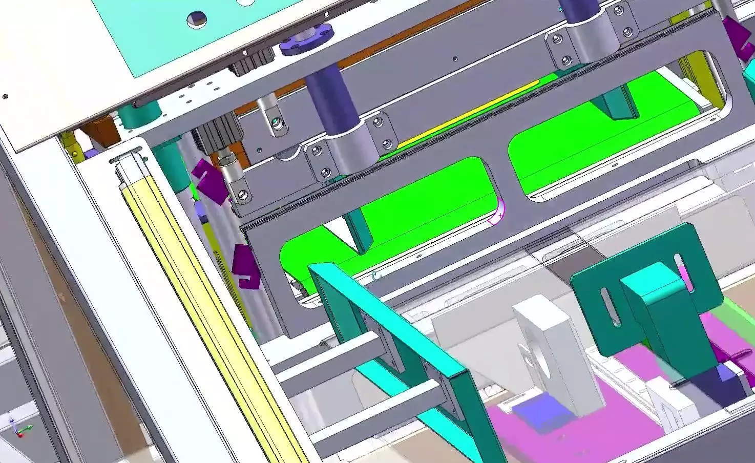 Fully Automatic Diaper and Sanitary Pad Packaging Machine 3D model_31