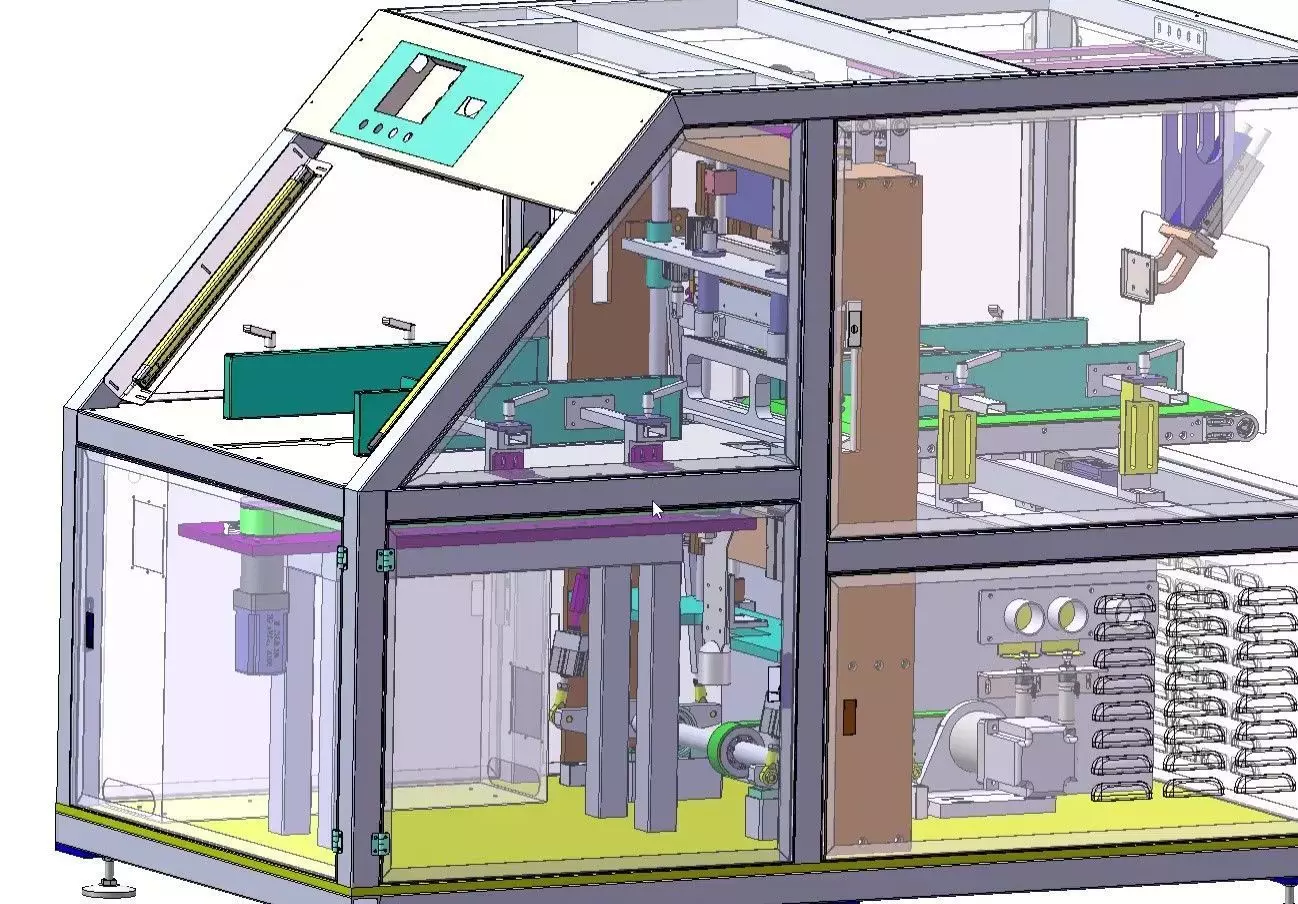 Fully Automatic Diaper and Sanitary Pad Packaging Machine 3D model_3