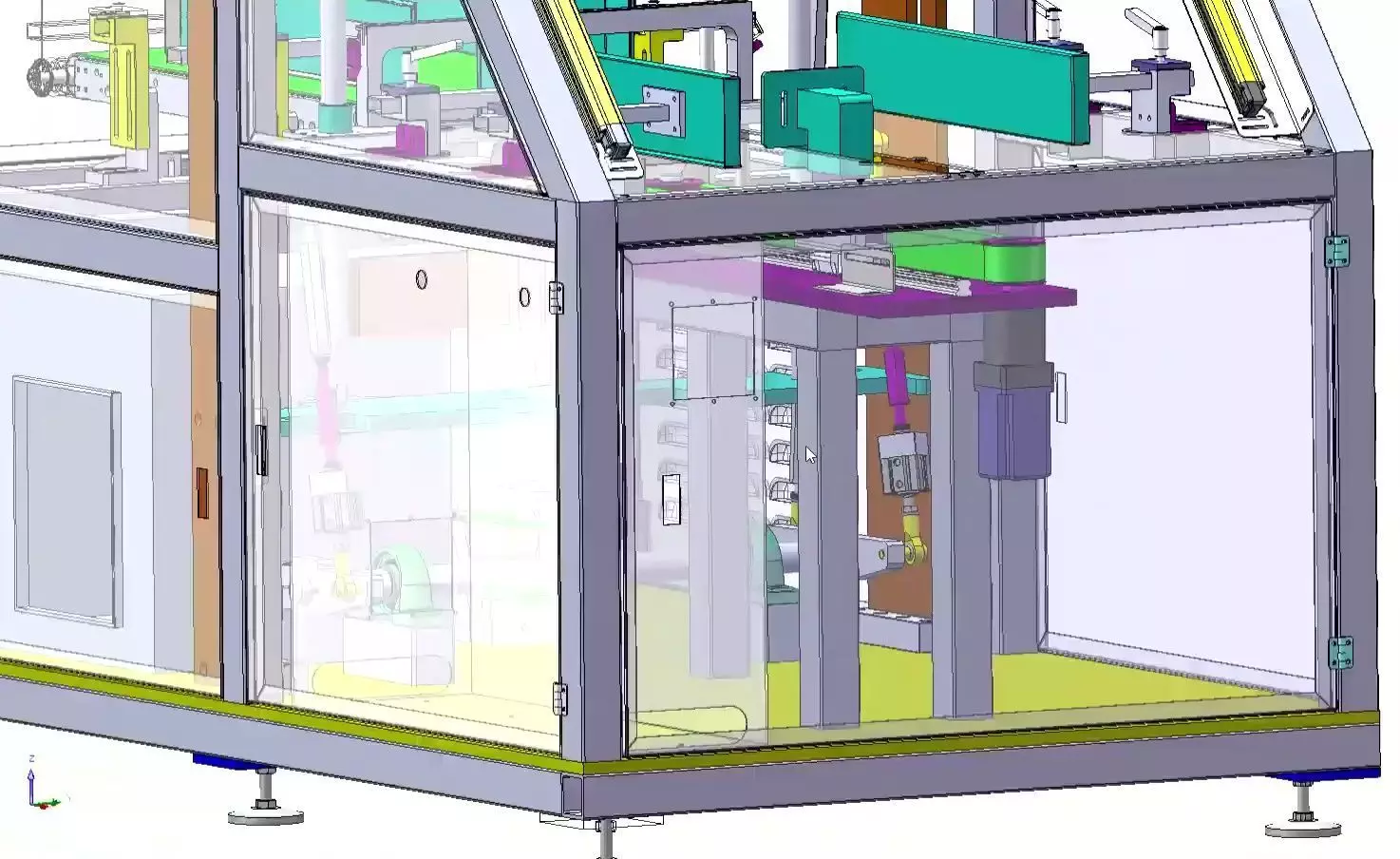 Fully Automatic Diaper and Sanitary Pad Packaging Machine 3D model_11