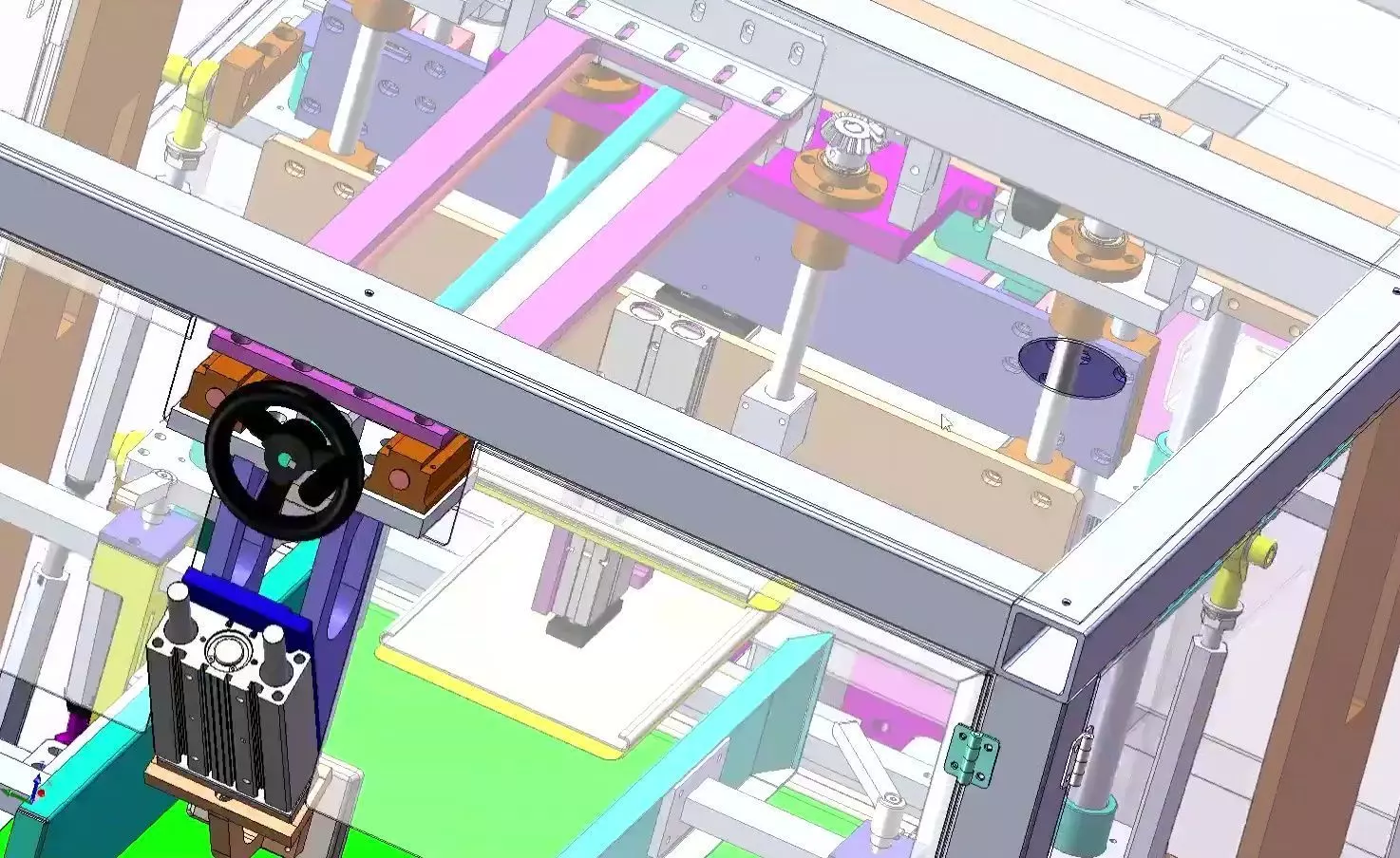 Fully Automatic Diaper and Sanitary Pad Packaging Machine 3D model_26