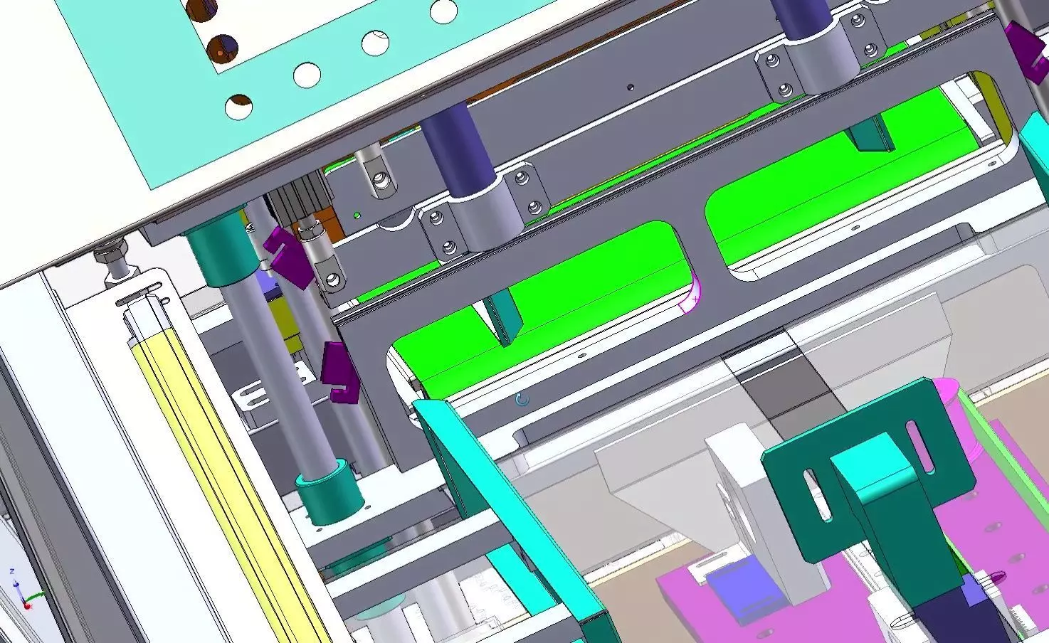Fully Automatic Diaper and Sanitary Pad Packaging Machine 3D model_32