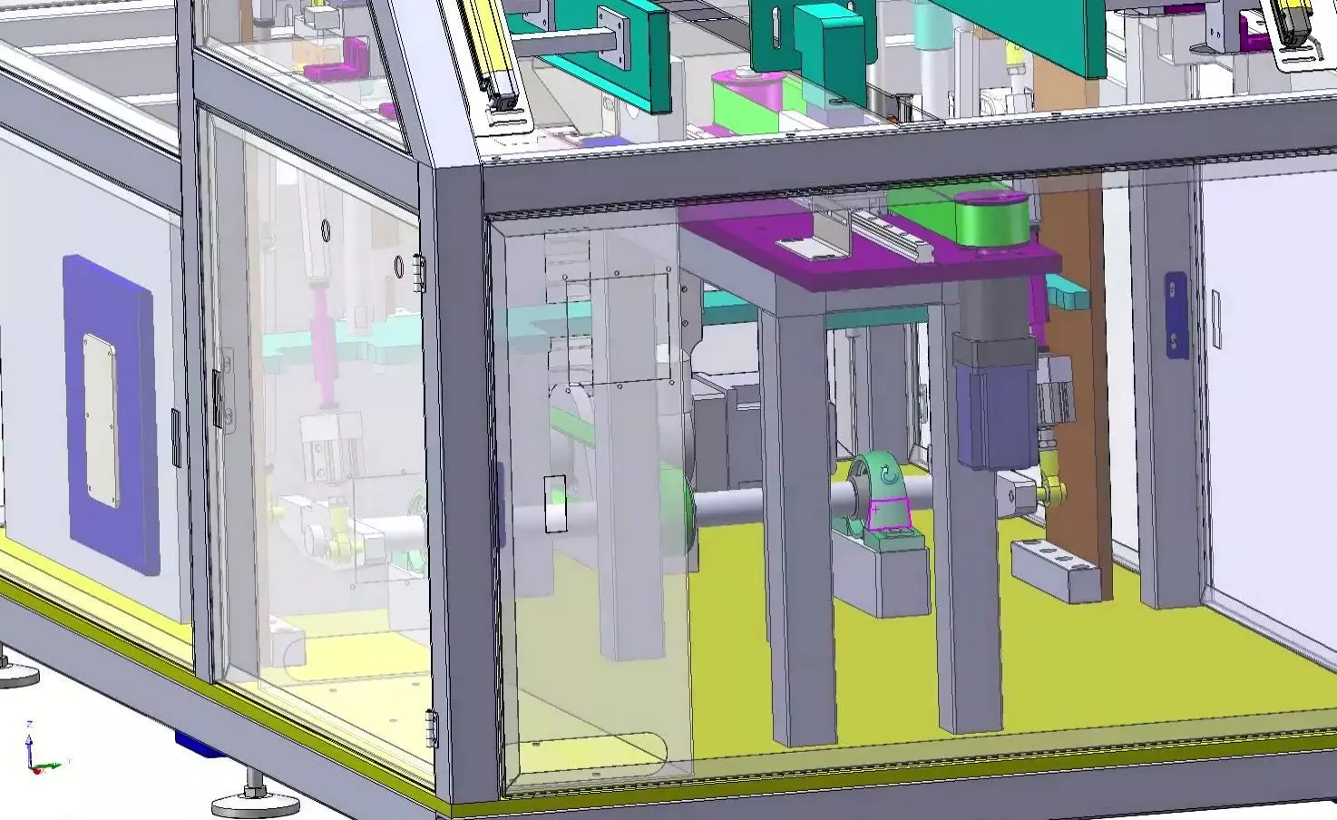 Fully Automatic Diaper and Sanitary Pad Packaging Machine 3D model_10