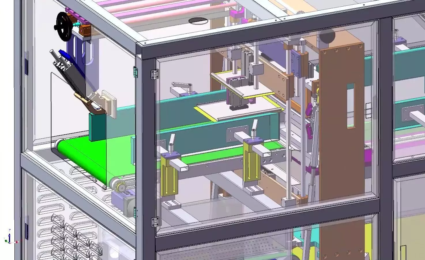 Fully Automatic Diaper and Sanitary Pad Packaging Machine 3D model_28