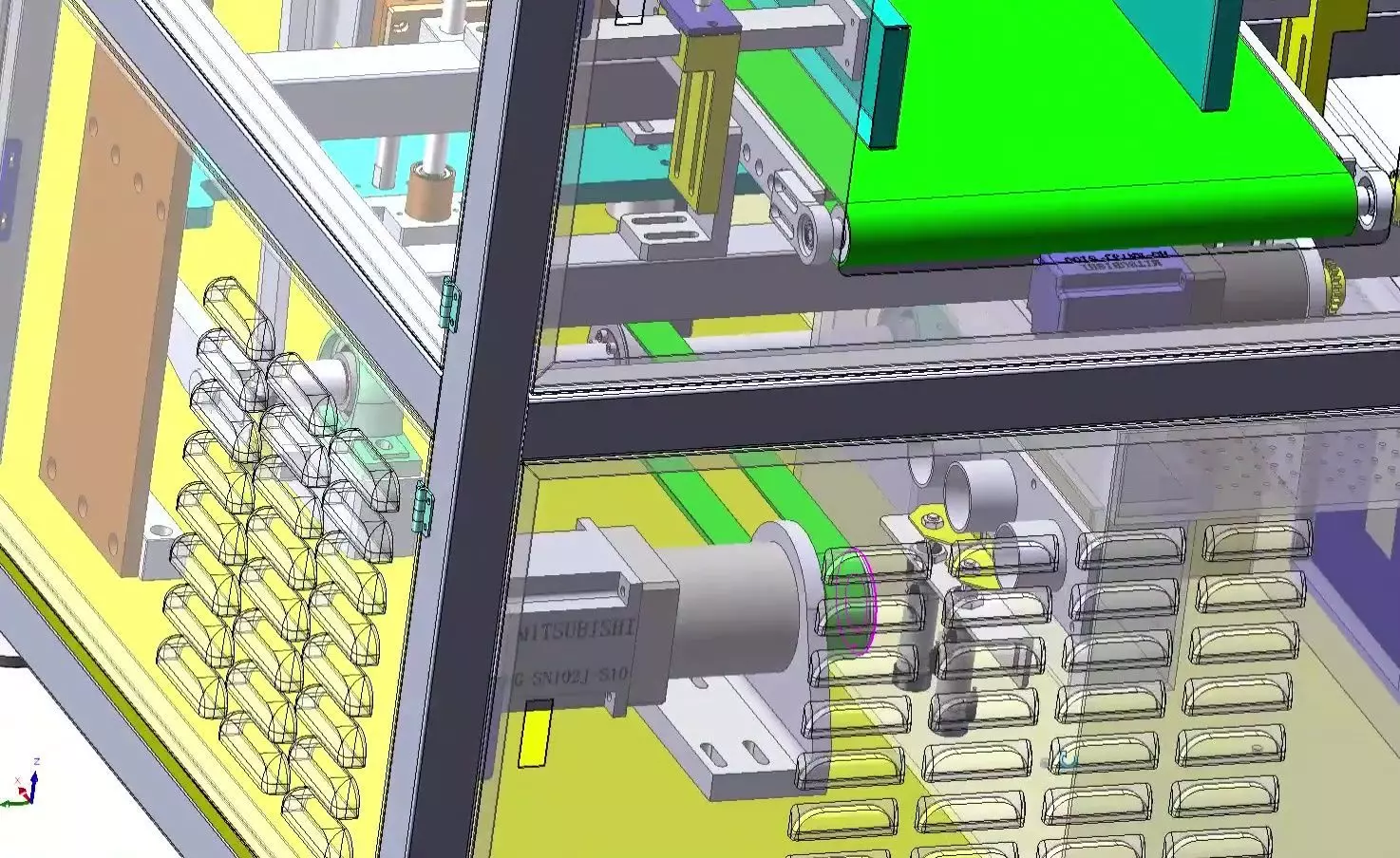 Fully Automatic Diaper and Sanitary Pad Packaging Machine 3D model_17