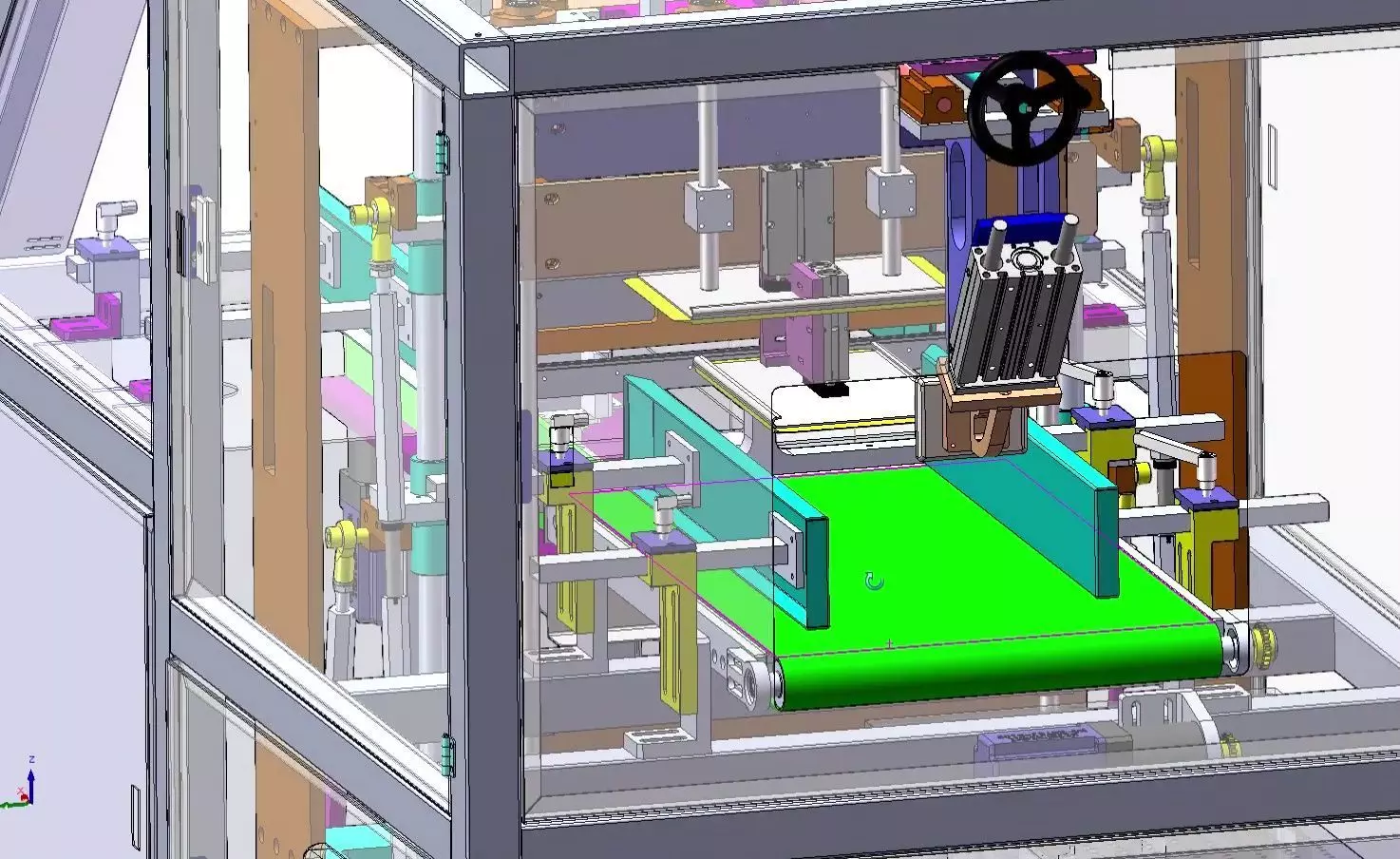 Fully Automatic Diaper and Sanitary Pad Packaging Machine 3D model_18