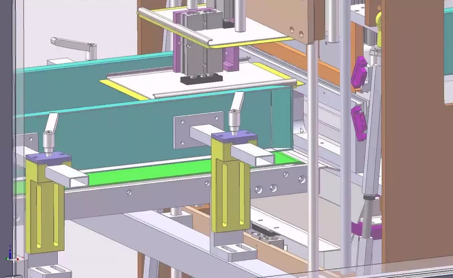 Fully Automatic Diaper and Sanitary Pad Packaging Machine 3D model_30