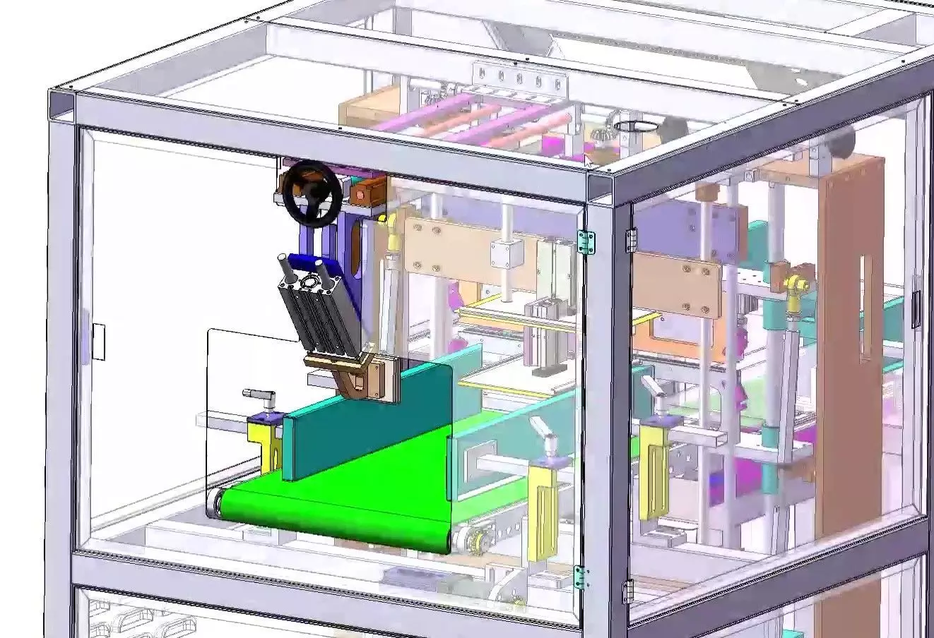 Fully Automatic Diaper and Sanitary Pad Packaging Machine 3D model_21