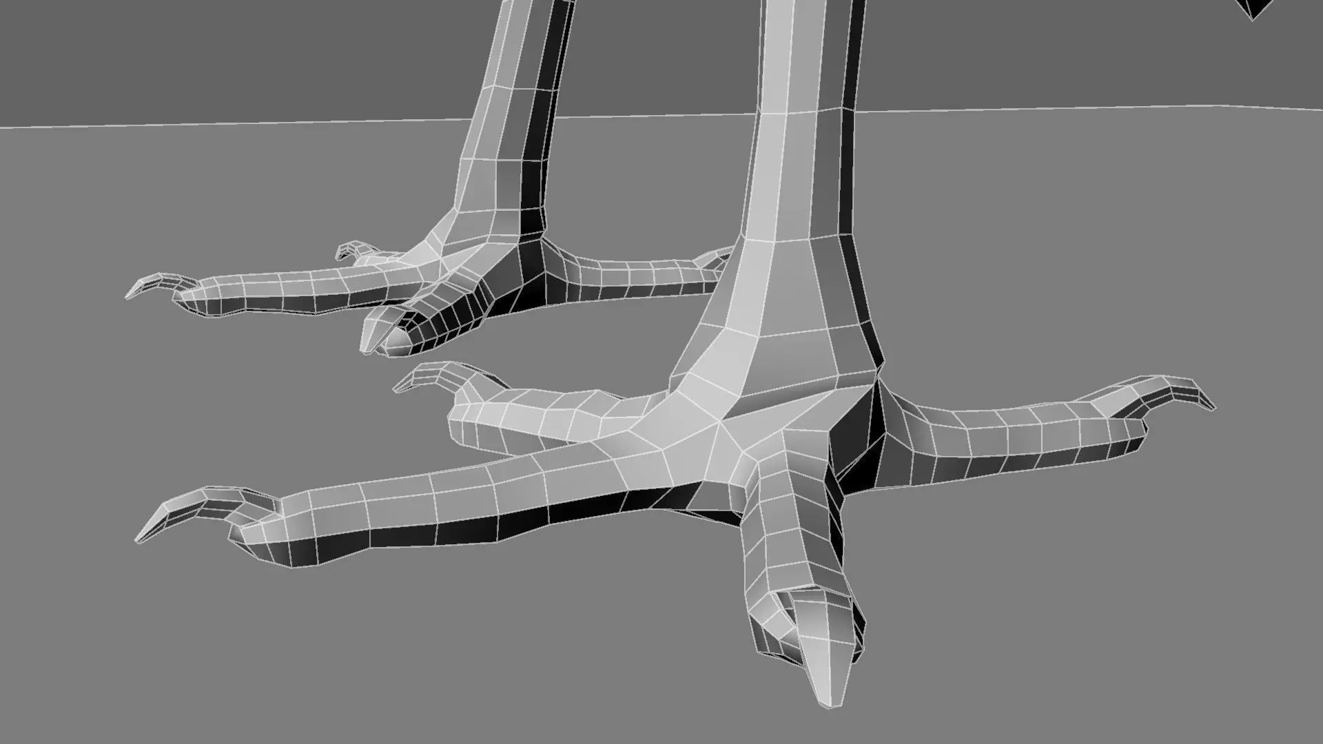 Scarlet-ibis Animation 3D model_30