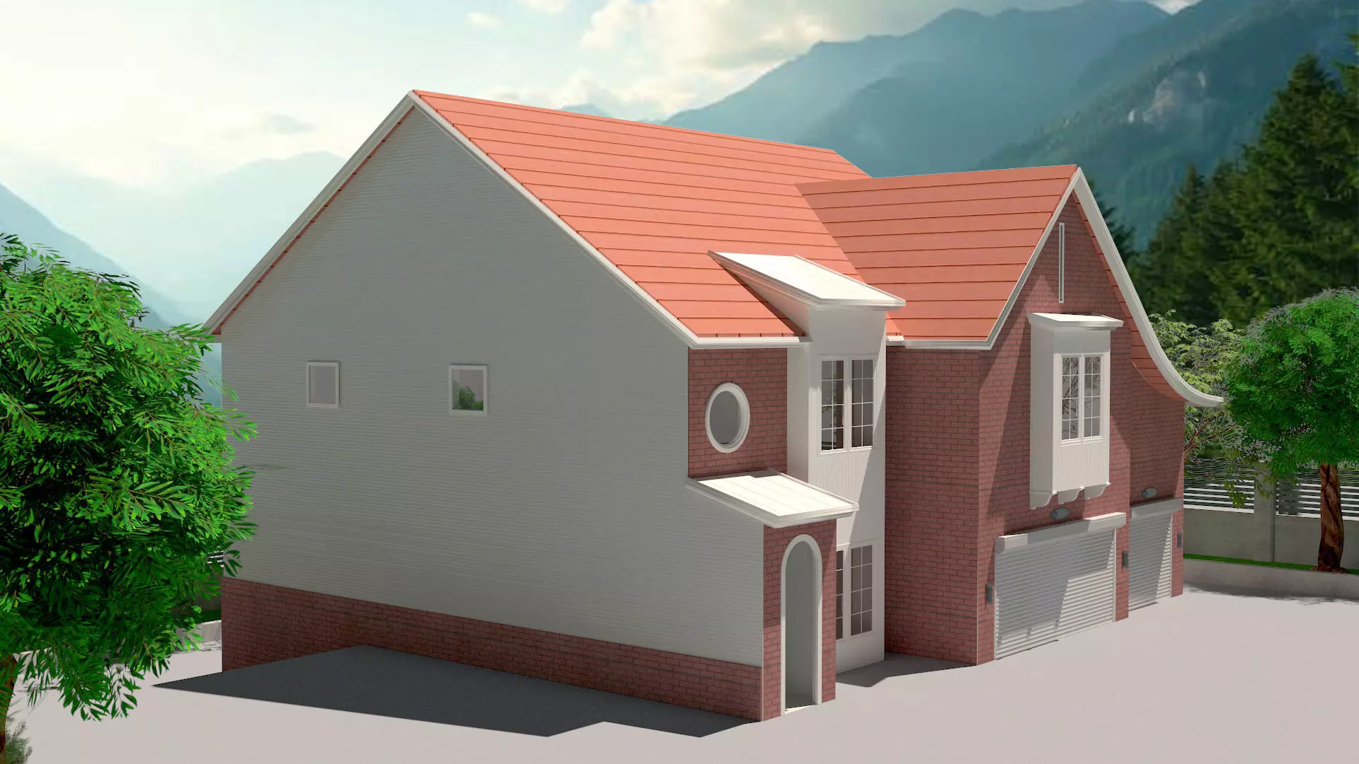 villa valley  3D model_1