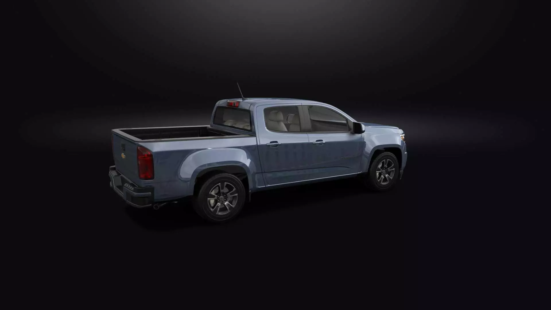 CHEVROLET COLORADO 2017 3D MODEL 3D model_4