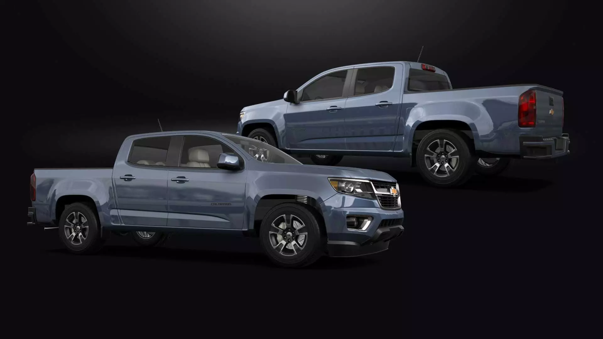 CHEVROLET COLORADO 2017 3D MODEL 3D model_0