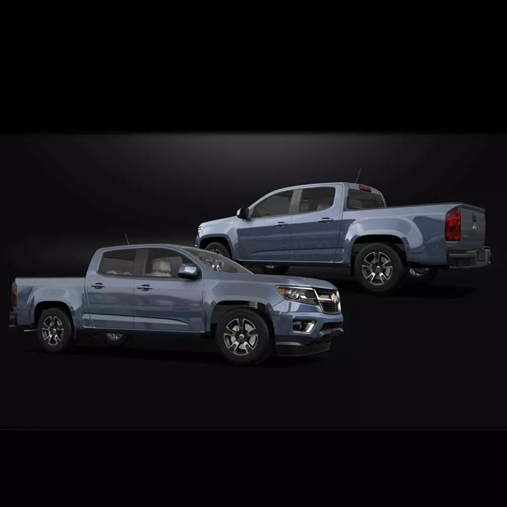 CHEVROLET COLORADO 2017 3D MODEL 3D model_2