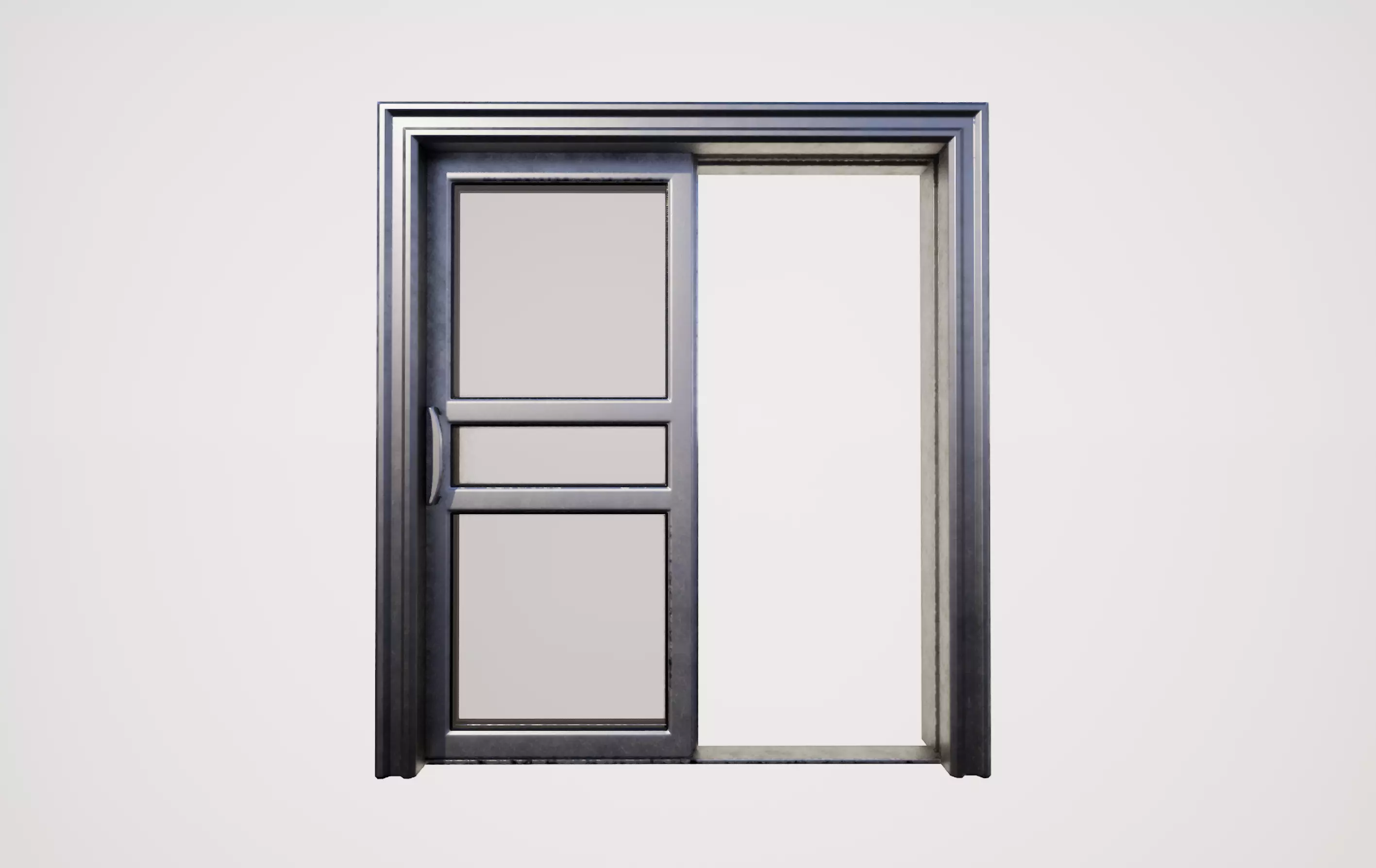 Sliding doubledoor 01 3D model_3