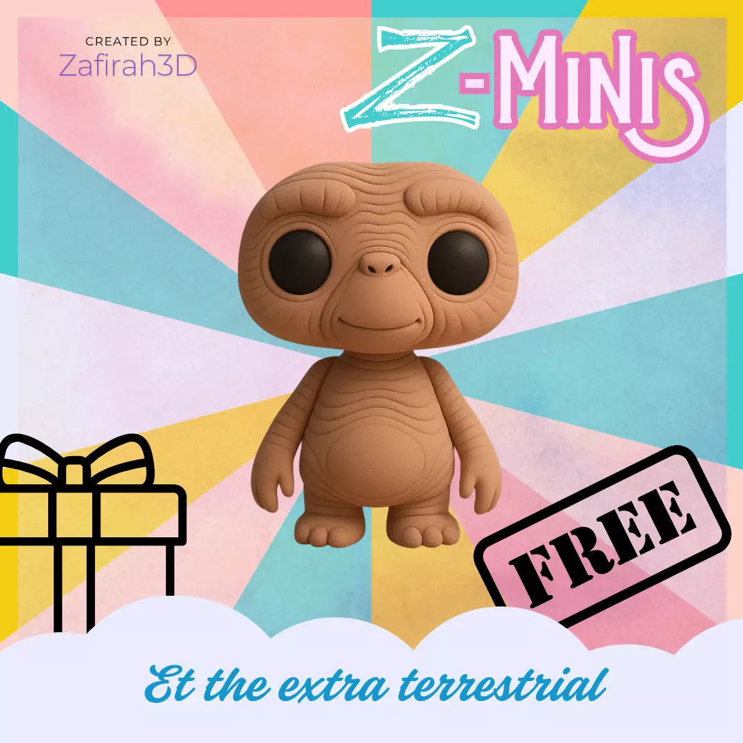 ET FOR FREE Z-MINIS Free 3D print model