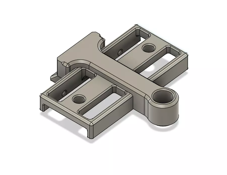 Model Railway Straight Side Platform Brick Base multi Widths 3D print model_16