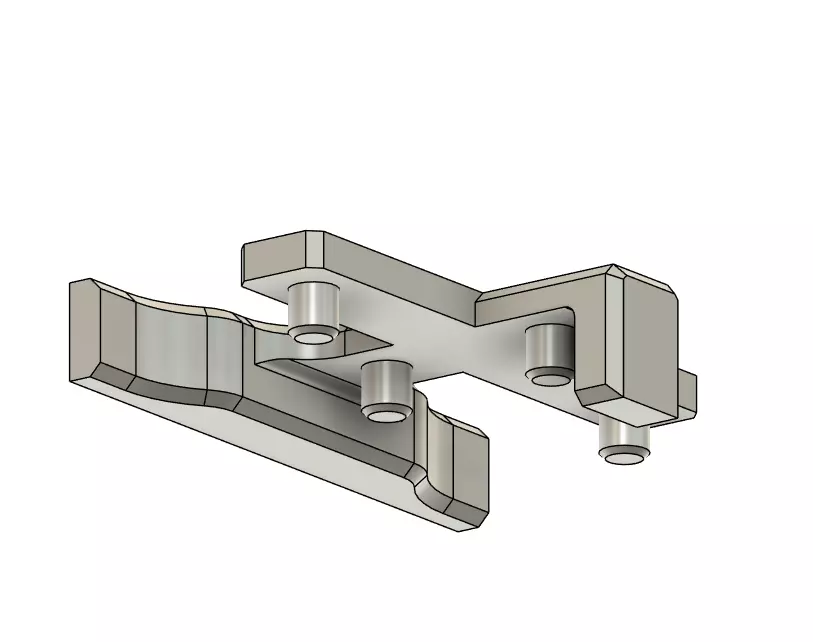 Model Railway Straight Side Platform Brick Base multi Widths 3D print model_18