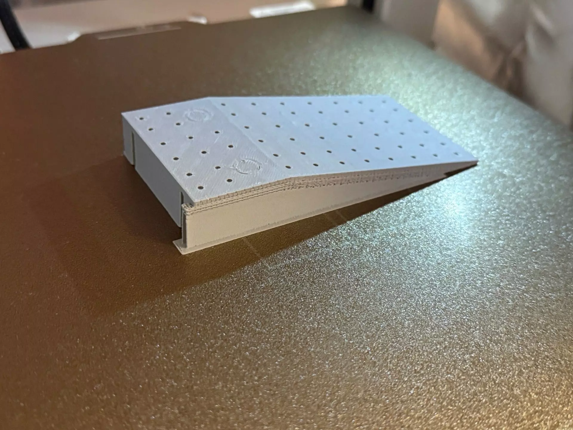 Model Railway Straight Side Platform Brick Base multi Widths 3D print model_4