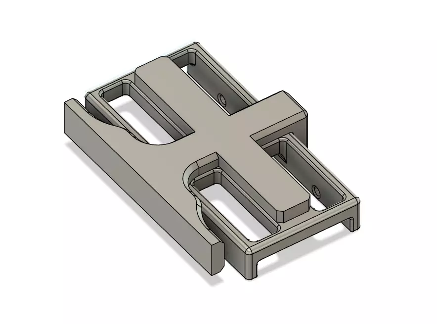 Model Railway Straight Side Platform Brick Base multi Widths 3D print model_17