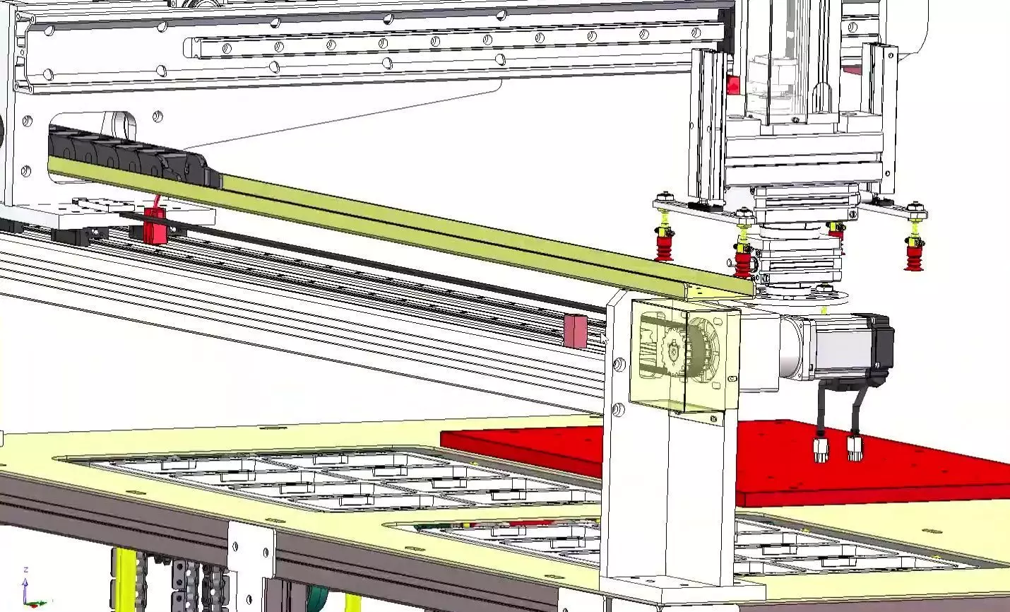 Auto Stocker and Pallet Feeder Receiver Machine-Palletizing Cell 3D model_16