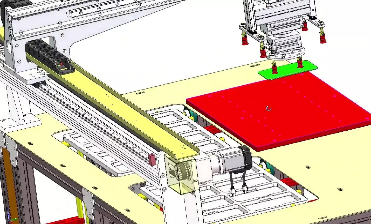 Auto Stocker and Pallet Feeder Receiver Machine-Palletizing Cell 3D model_24