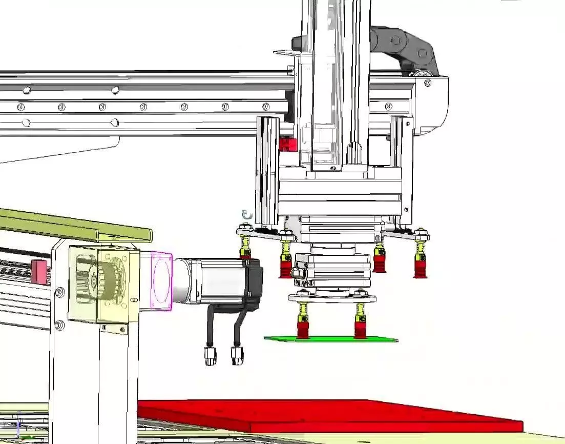 Auto Stocker and Pallet Feeder Receiver Machine-Palletizing Cell 3D model_15