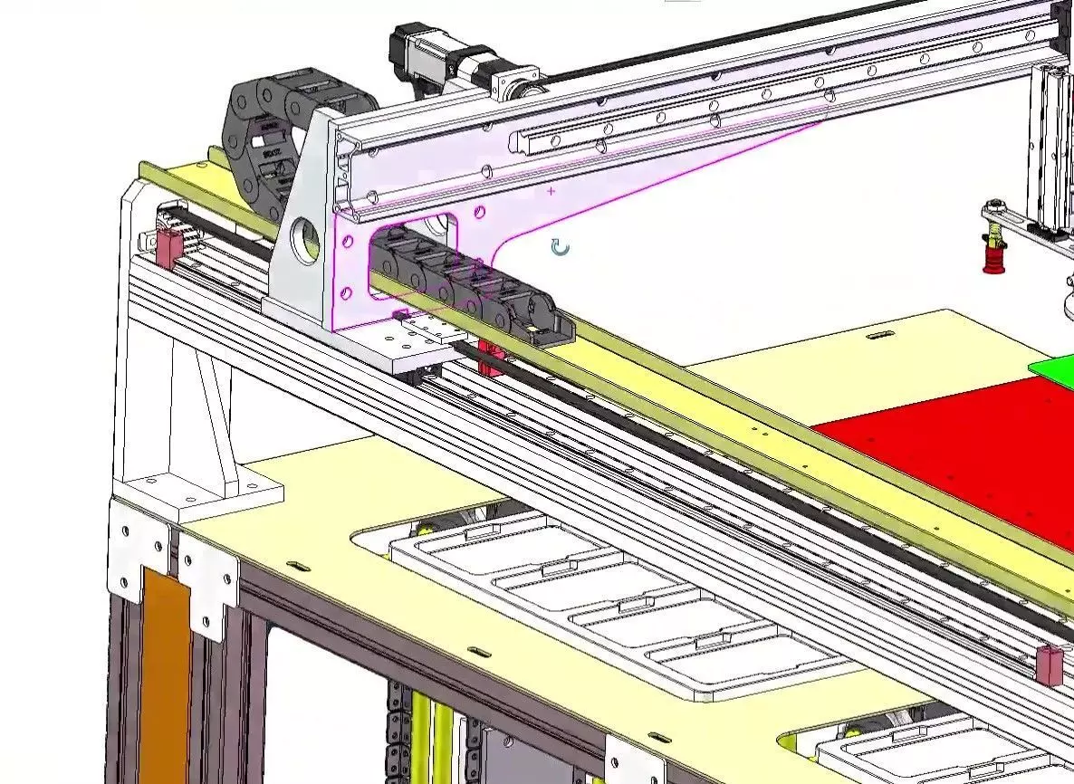 Auto Stocker and Pallet Feeder Receiver Machine-Palletizing Cell 3D model_19