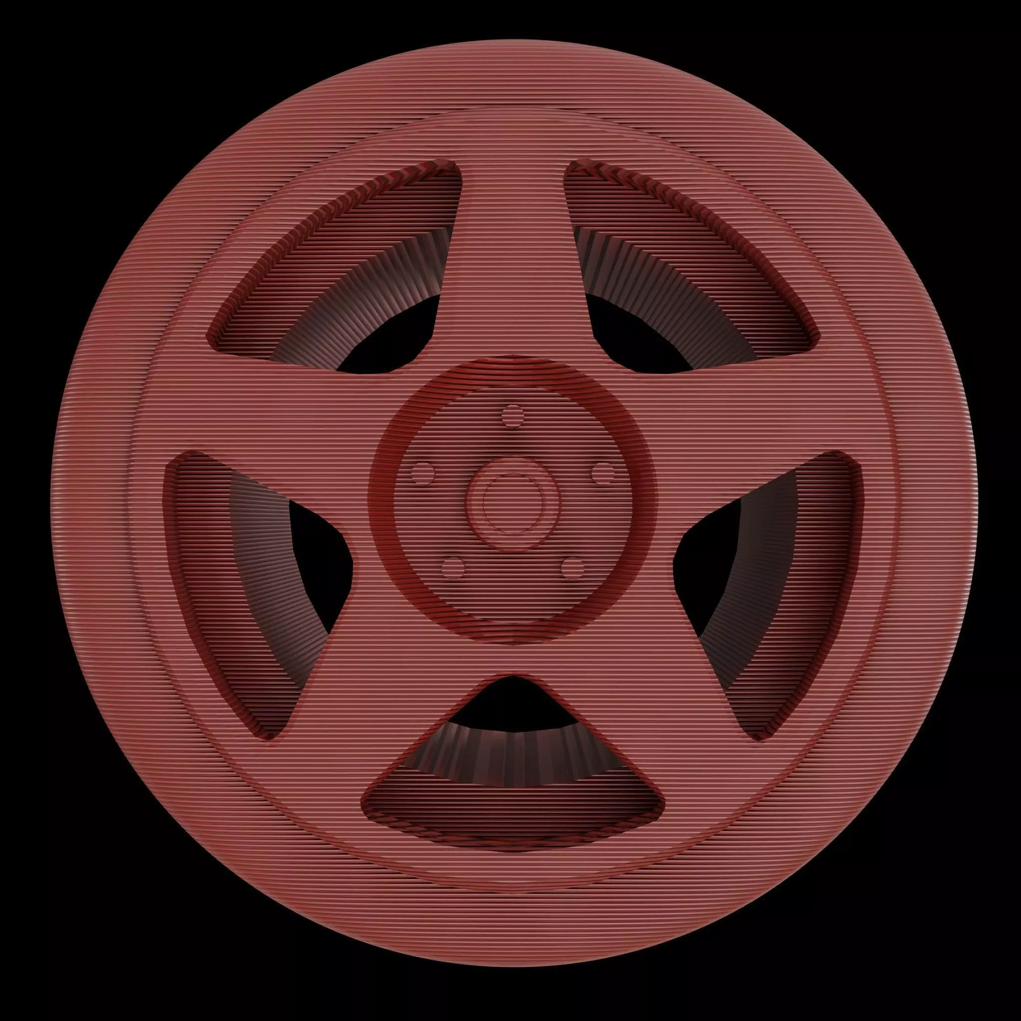 Touring RC Car Sport Rally Wheel 3D print model_7