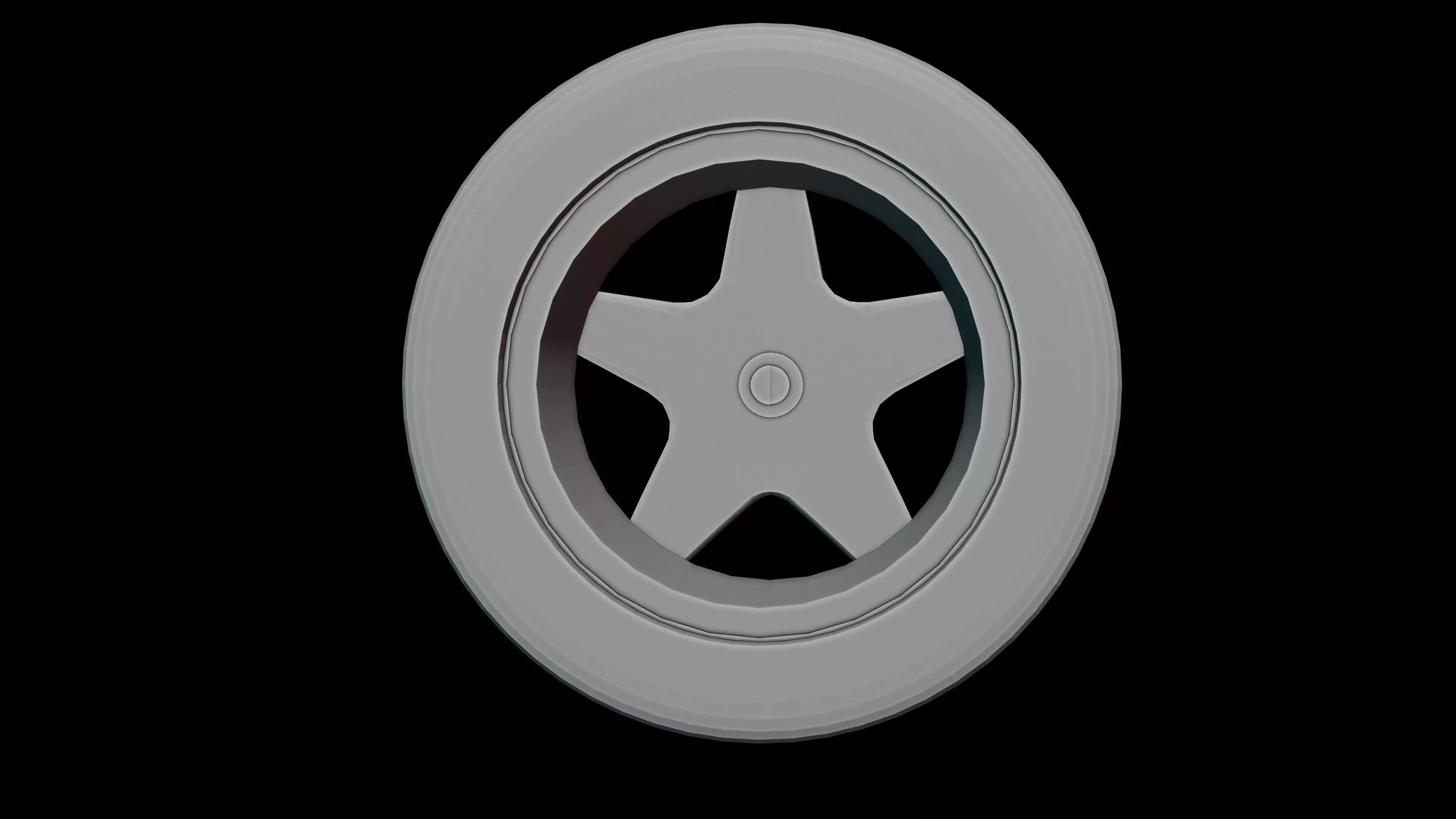Touring RC Car Sport Rally Wheel 3D print model_3