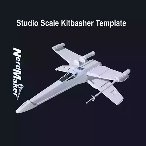 Studio Scale Model-X Kitbasher Template 3D print model