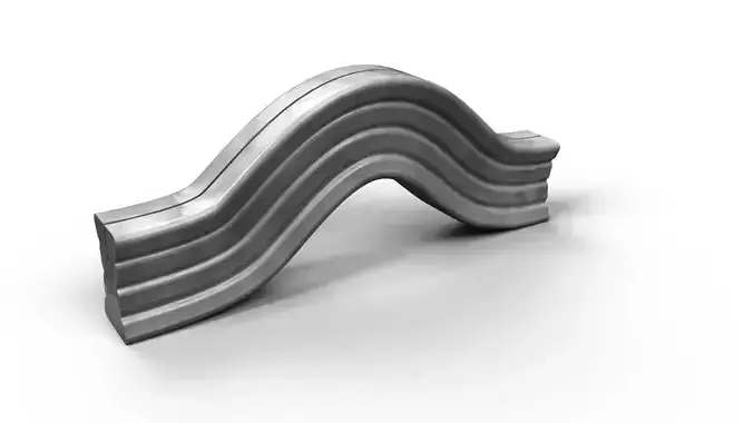 Art Deco Style Photo Wave Stand