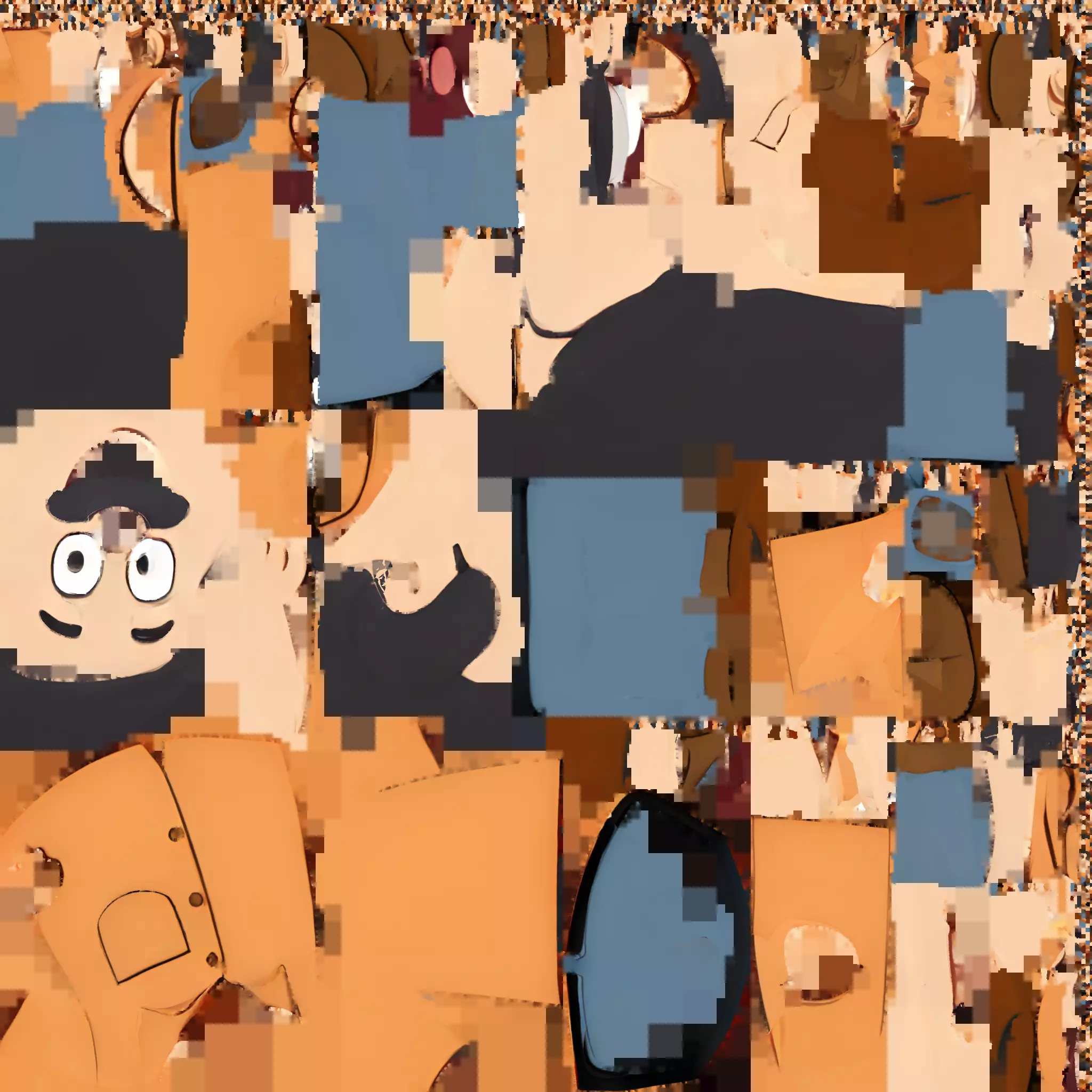 Man with Mustache Tarak Mehta 3D model_3