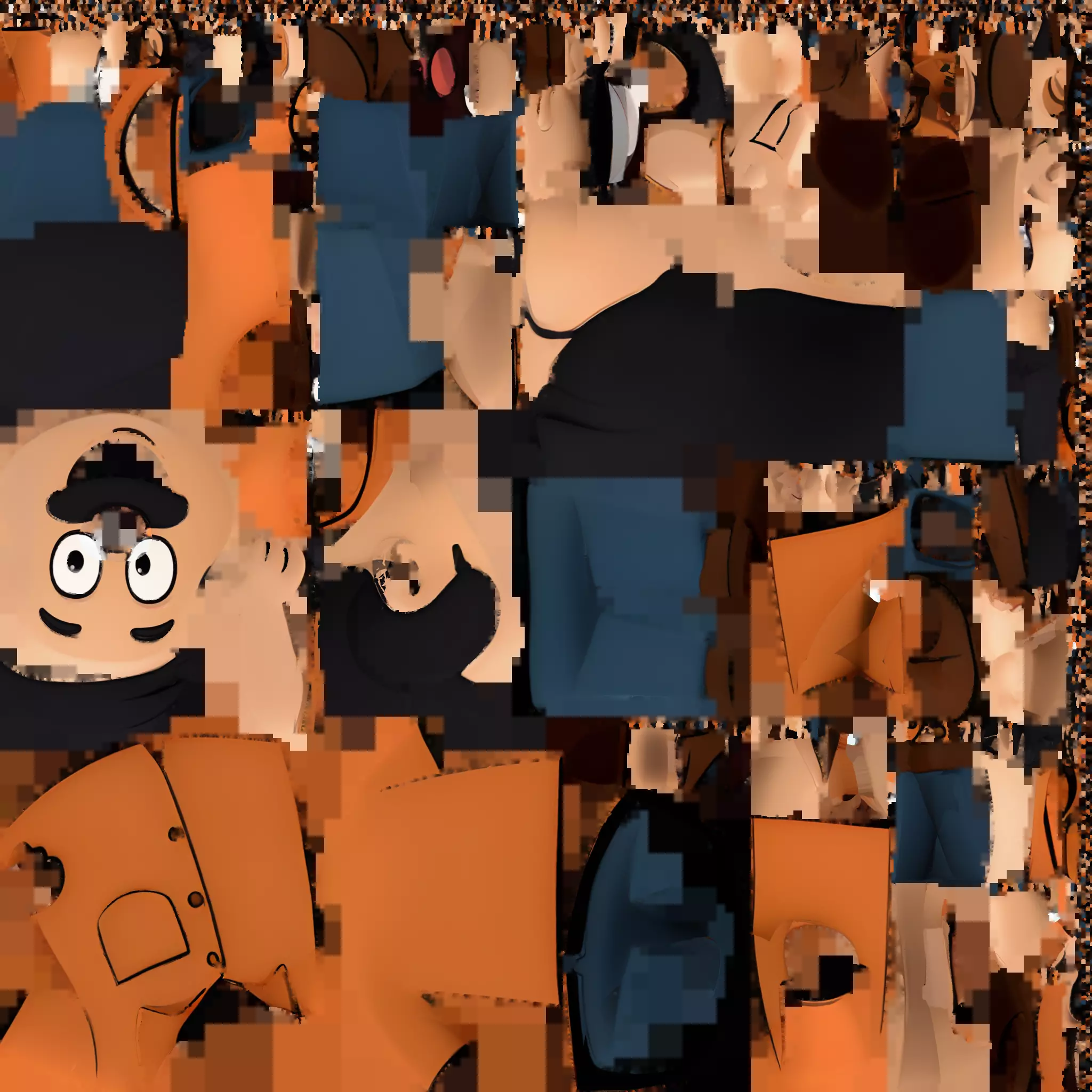 Man with Mustache Tarak Mehta 3D model_0