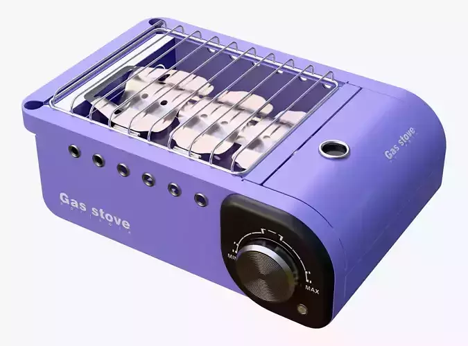 Portable Gas Stove System M2 3D model