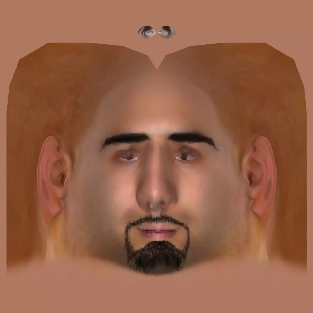 pack Hindi man and texture 3D model_53