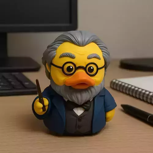 Rubber Duck - Filius Flitwick - Harry Potter - 3D print 3D print model