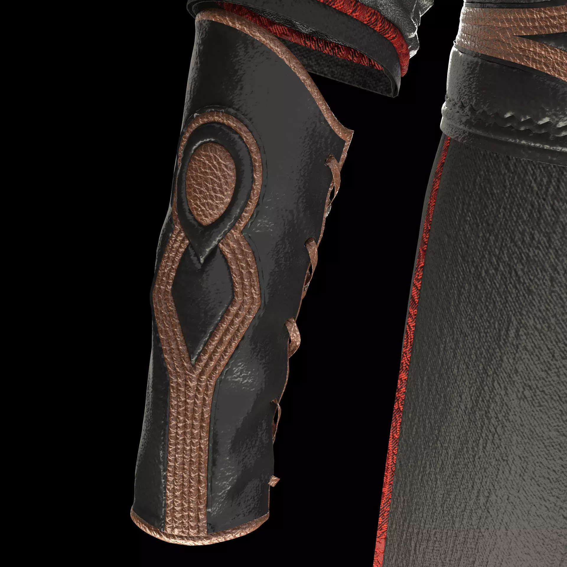 Combat uniform model 3D model_5