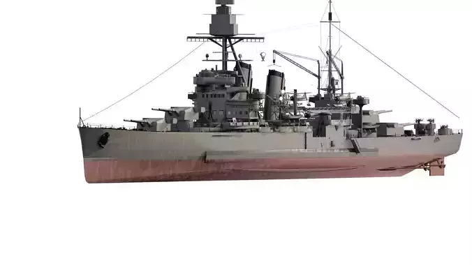IMPERIAL JAPANESE NAVY 1940s CRUISER 