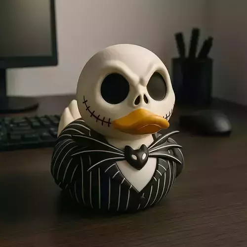 Rubber Duck - Jack Skellington - 3D print