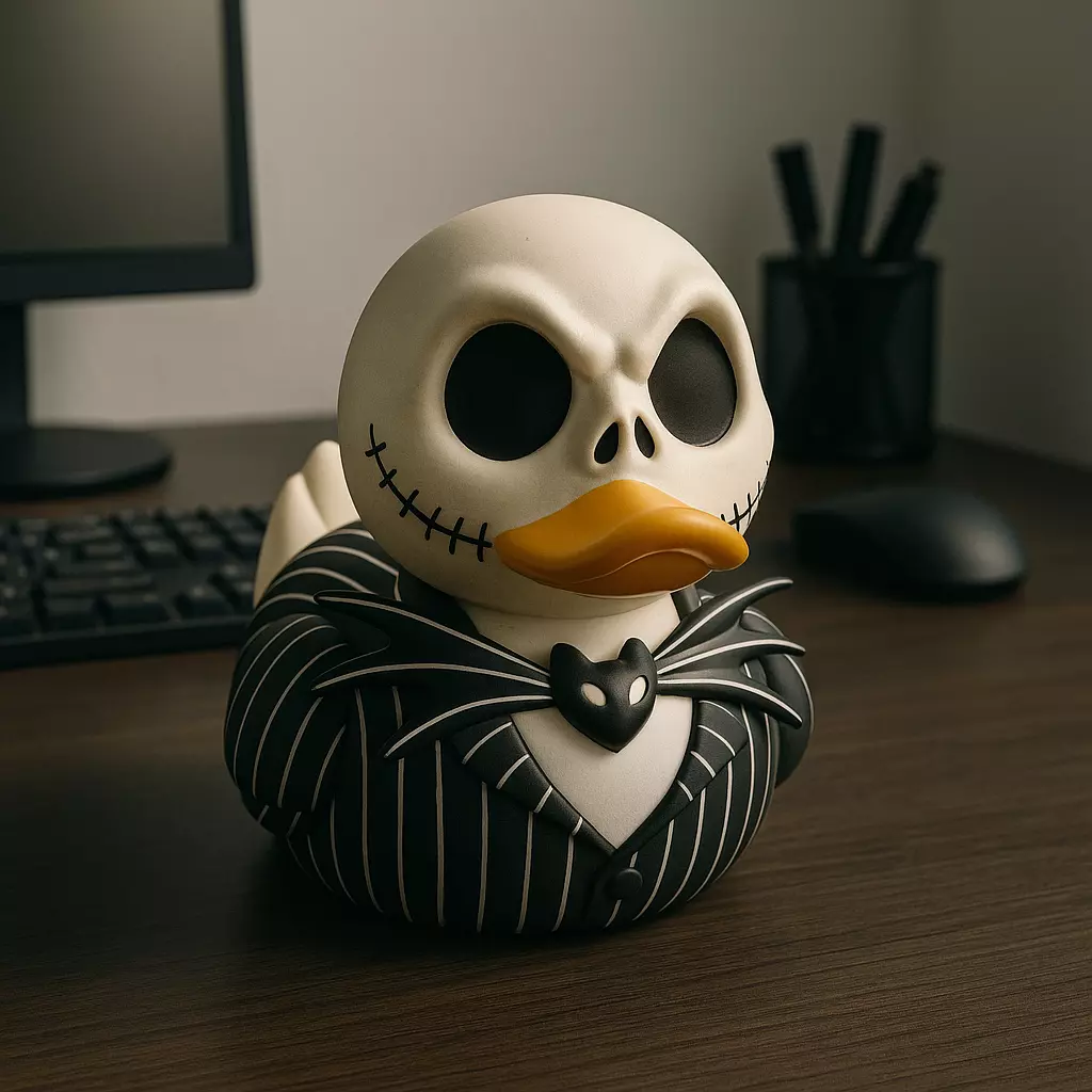 Rubber Duck - Jack Skellington - 3D print 3D print model_0
