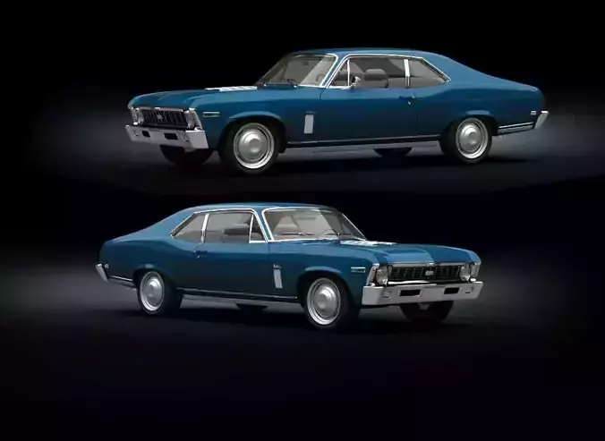 CHEVROLET NOVA SS 1969 3D MODEL