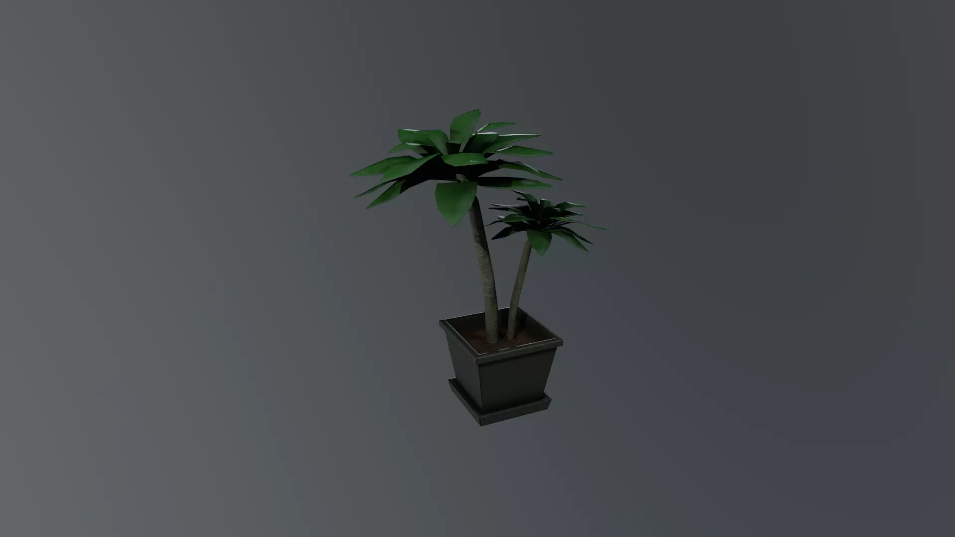Pot Plant - Low Poly 3D Art Low-poly 3D model_2