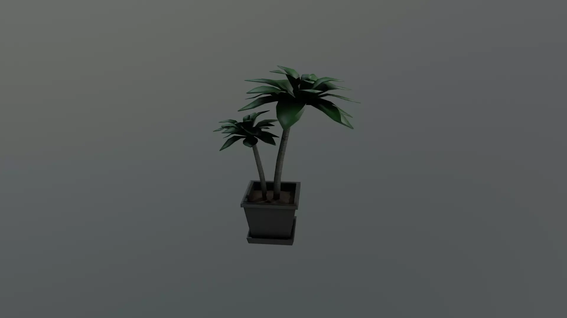 Pot Plant - Low Poly 3D Art Low-poly 3D model_0